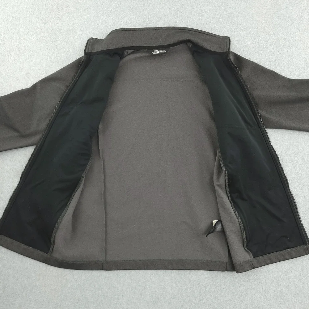 The North Face Jacket Mens‎ Small Gray Softshell Full Zip Hiking NF00CUN8DYZ
